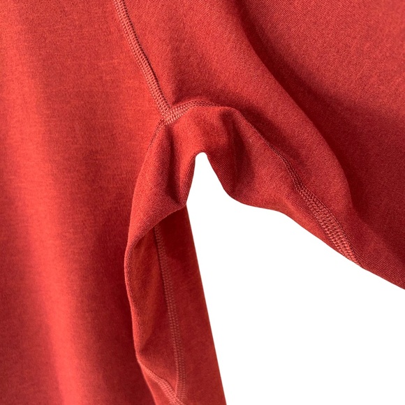 REI Co-op Women's Midweight Base Layer Half-Zip Long Sleeve Top L rust outdoor - Picture 7 of 9